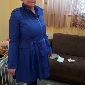 Armani Exchange Blue Trench coat Size XL